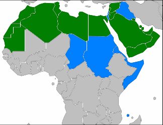 Arabian Countires Map